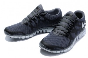 Nike Free 3.0 V3 Mens Shoes black white grey - Click Image to Close